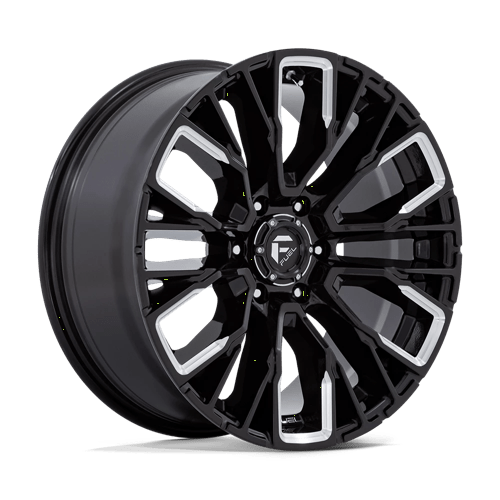 Fuel 1Pc D849 Rebar 20X9 +20 Gloss Black Milled