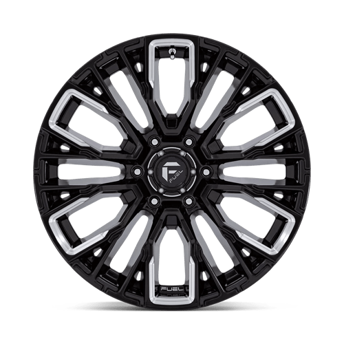 Fuel 1Pc D849 Rebar 20X9 +20 Gloss Black Milled