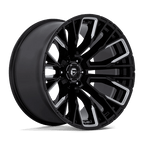 Fuel 1Pc D849 Rebar 22X12 -44 Gloss Black Milled