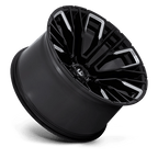 Fuel 1Pc D849 Rebar 22X12 -44 Gloss Black Milled