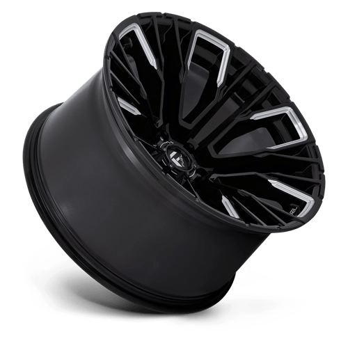 Fuel 1Pc D849 Rebar 22X12 -44 Gloss Black Milled