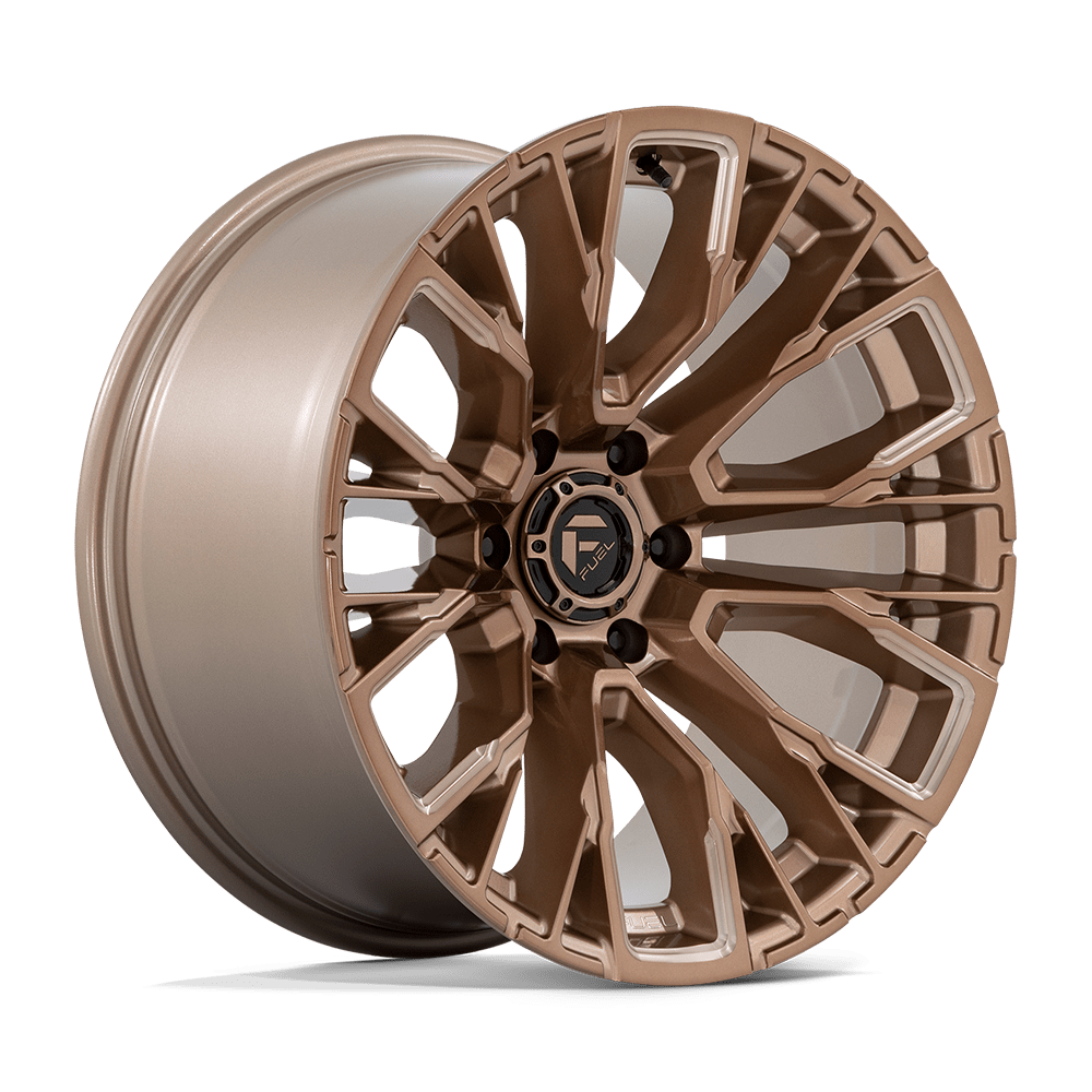 Fuel 1Pc D850 Rebar 17X9 +1 Platinum Bronze Milled