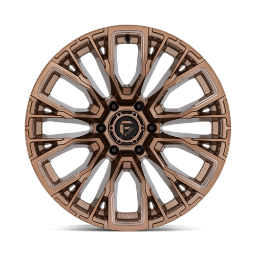 Fuel 1Pc D850 Rebar 20X9 +20 Platinum Bronze Milled