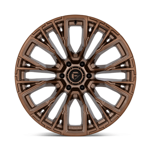Fuel 1Pc D850 Rebar 22X12 -44 Platinum Bronze Milled
