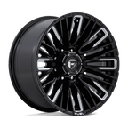 Fuel 1Pc D849 Rebar 20X10 -18 Gloss Black Milled