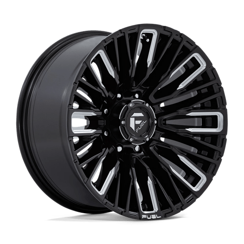 Fuel 1Pc D849 Rebar 20X10 -18 Gloss Black Milled