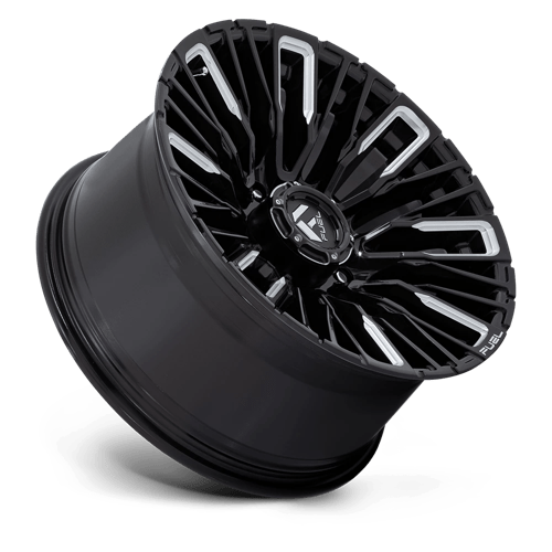 Fuel 1Pc D849 Rebar 20X10 -18 Gloss Black Milled