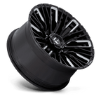 Fuel 1Pc D849 Rebar 20X10 -18 Gloss Black Milled
