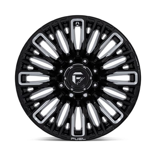 Fuel 1Pc D849 Rebar 20X10 -18 Gloss Black Milled