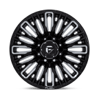 Fuel 1Pc D849 Rebar 20X10 -18 Gloss Black Milled