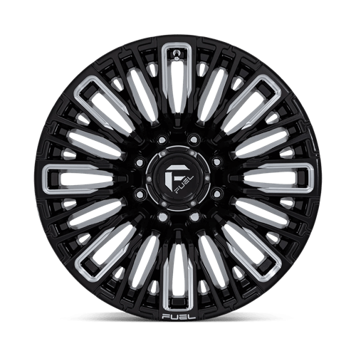 Fuel 1Pc D849 Rebar 20X10 -18 Gloss Black Milled