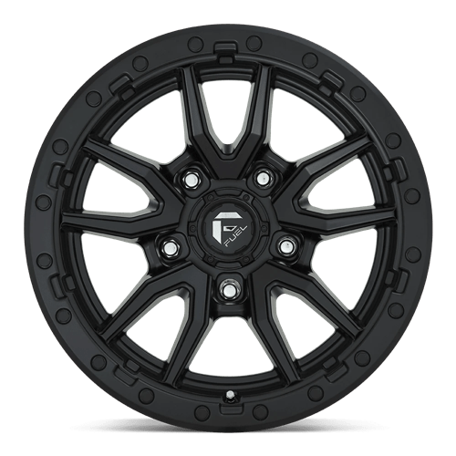 Fuel 1Pc D679 Rebel 17X9 -12 Matte Black