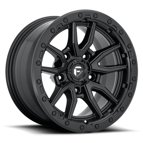 Fuel 1Pc D679 Rebel 17X9 +1 Matte Black