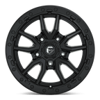 Fuel 1Pc D679 Rebel 17X9 +1 Matte Black