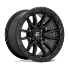 Fuel 1Pc D679 Rebel 20X9 +1 Matte Black