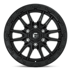 Fuel 1Pc D679 Rebel 20X9 +1 Matte Black