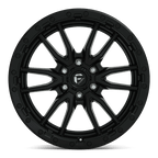 Fuel 1Pc D679 Rebel 20X9 +1 Matte Black