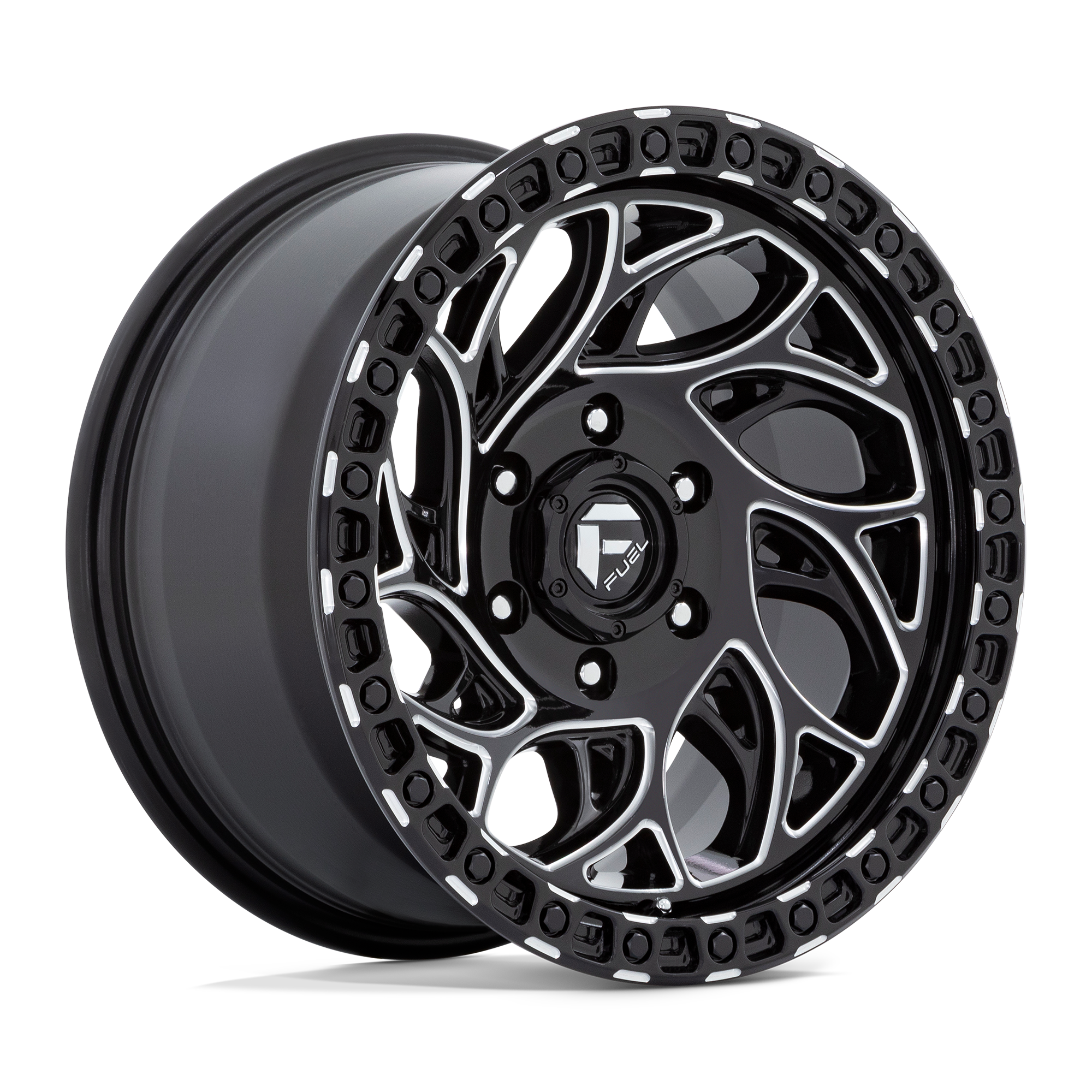 Fuel 1Pc D840 Runner Or 17X9 +1 Gloss Black Milled