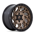 Fuel 1Pc D841 Runner Or 18X9 -12 Bronze W/ Black Ring
