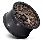 Fuel 1Pc D841 Runner Or 20X9 +1 Bronze W/ Black Ring