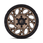 Fuel 1Pc D841 Runner Or 15X8 -19 Bronze W/ Black Ring