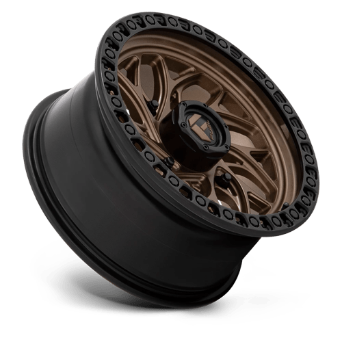 Fuel Utv D777 Runner Utv 15X7 +10 Bronze W/ Black Ring