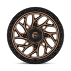 Fuel Utv D777 Runner Utv 15X7 +10 Bronze W/ Black Ring
