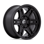 Fuel 1Pc D836 Slayer 17X8.5 -15 Matte Black