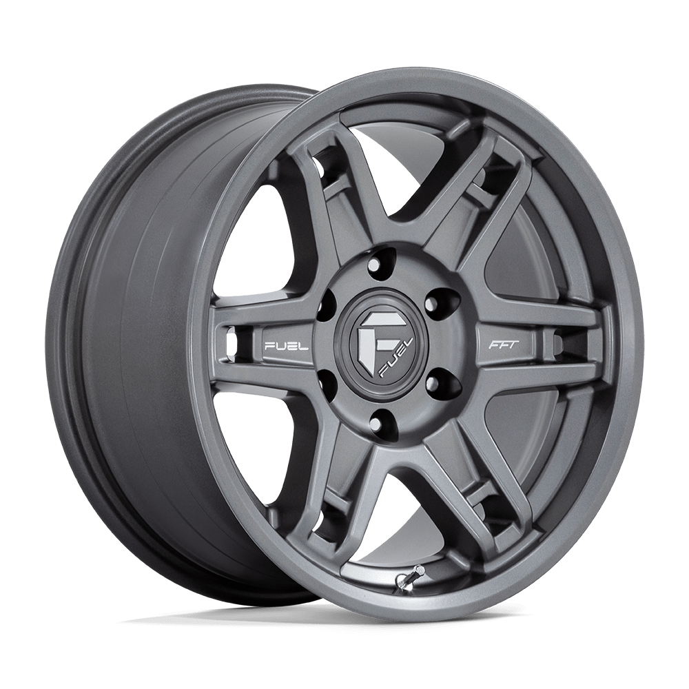Fuel 1Pc D838 Slayer 17X8.5 -15 Matte Gunmetal
