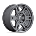 Fuel 1Pc D838 Slayer 18X8.5 -15 Matte Gunmetal