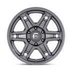 Fuel 1Pc D838 Slayer 17X8.5 +1 Matte Gunmetal