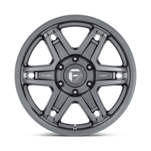 Fuel 1Pc D838 Slayer 17X8.5 +1 Matte Gunmetal