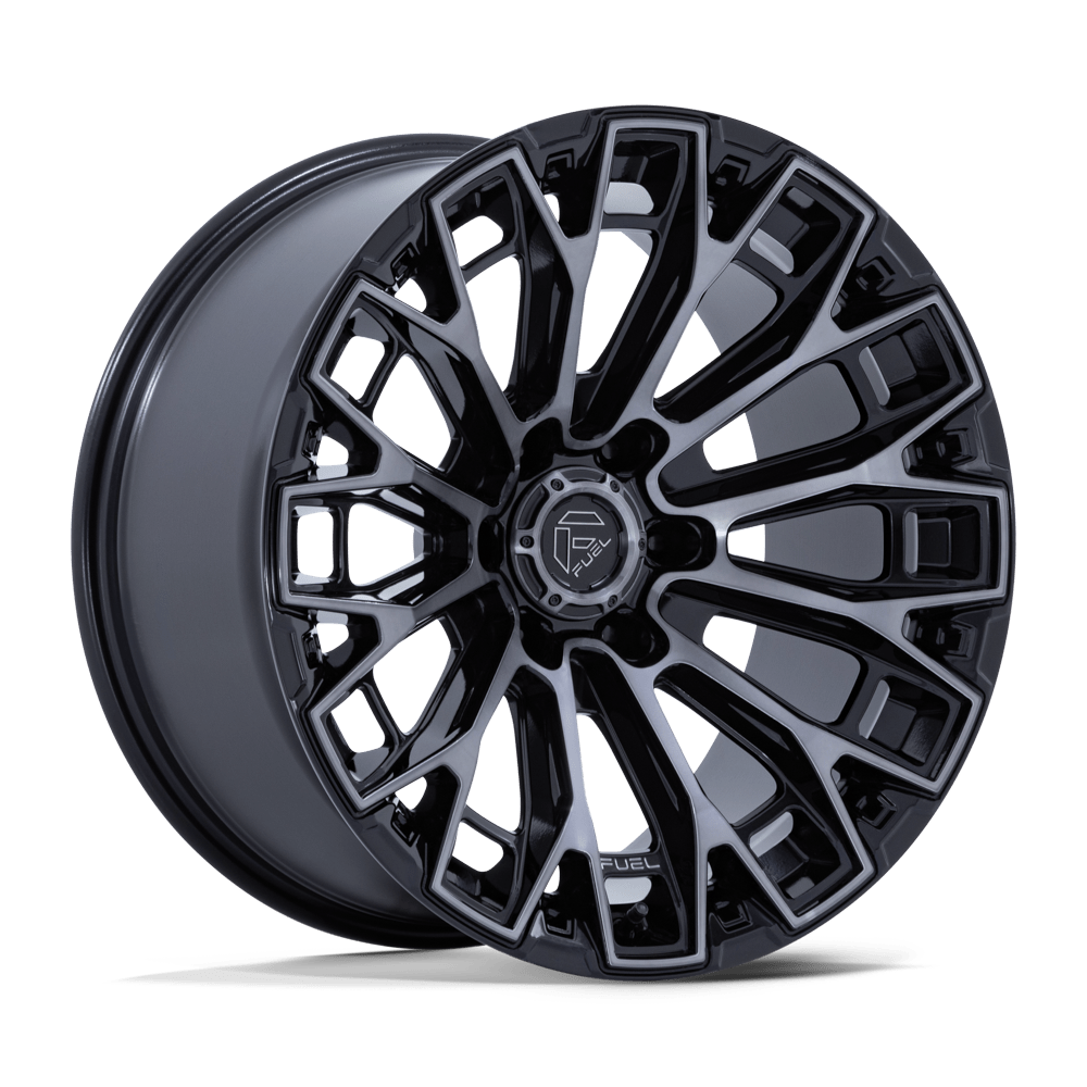 Fuel 1Pc Fc882 Trax 18X9 +1 Gloss Black Machined Face Dtcc
