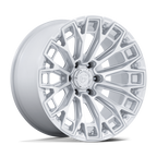Fuel 1Pc Fc882 Trax 20X10 -18 Gloss Silver W/ Machined Face