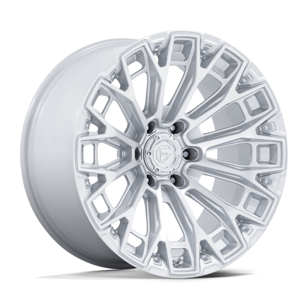 Fuel 1Pc Fc882 Trax 17X9 -12 Gloss Silver W/ Machined Face