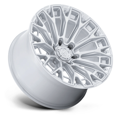 Fuel 1Pc Fc882 Trax 20X10 -18 Gloss Silver W/ Machined Face