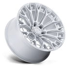 Fuel 1Pc Fc882 Trax 17X9 -12 Gloss Silver W/ Machined Face