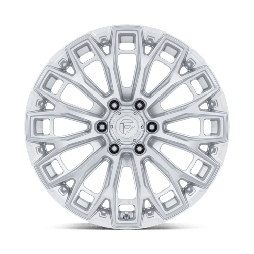 Fuel 1Pc Fc882 Trax 17X9 +1 Gloss Silver W/ Machined Face
