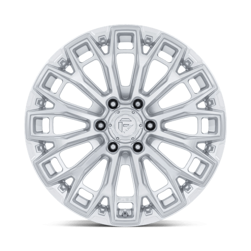 Fuel 1Pc Fc882 Trax 20X9 +20 Gloss Silver W/ Machined Face