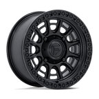 Fuel Utv Fv832 Cycle Utv 15X7 +10 Matte Black W/ Gloss Black Lip
