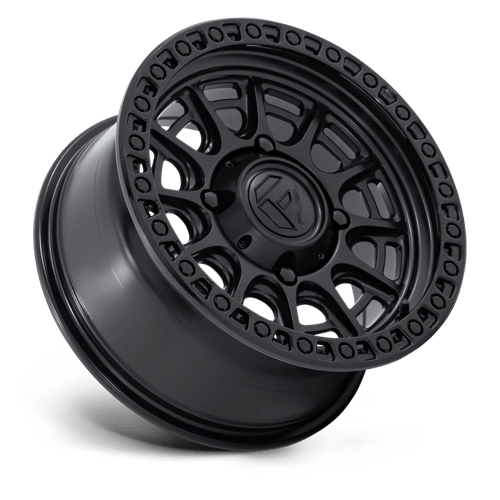 Fuel Utv Fv832 Cycle Utv 15X7 +10 Matte Black W/ Gloss Black Lip