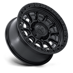 Fuel Utv Fv832 Cycle Utv 15X7 +38 Matte Black W/ Gloss Black Lip