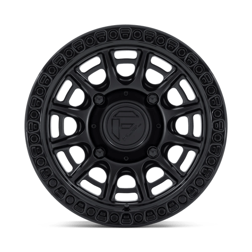 Fuel Utv Fv832 Cycle Utv 15X7 +38 Matte Black W/ Gloss Black Lip
