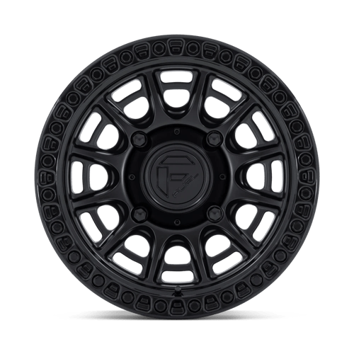 Fuel Utv Fv832 Cycle Utv 15X7 +10 Matte Black W/ Gloss Black Lip