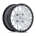 Fuel Utv Fv866 Piston Utv 15X7 +38 Hyper Silver Mach-Fc M-Blk Lip