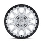 Fuel Utv Fv866 Piston Utv 15X7 +10 Hyper Silver Mach-Fc M-Blk Lip
