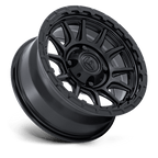 Fuel Utv Fv866 Piston Utv 15X7 +38 Matte Black W/ Gloss Black Lip