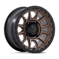 Fuel Utv Fv866 Piston Utv 15X7 +10 Matte Bronze W Matte Black Lip