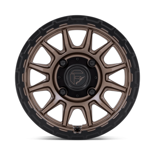 Fuel Utv Fv866 Piston Utv 15X7 +10 Matte Bronze W Matte Black Lip