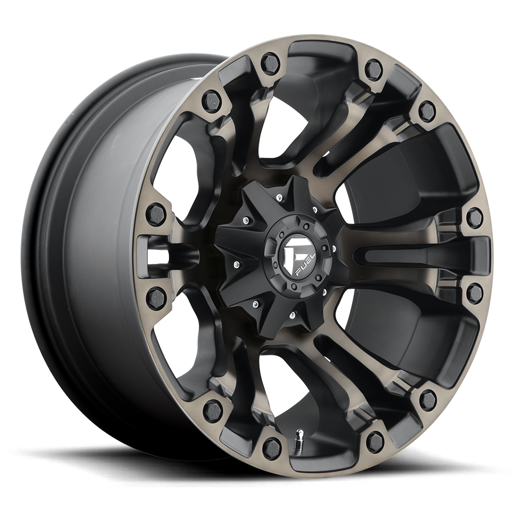 Fuel 1Pc D569 Vapor 18X9 +20 Matte Black Double Dark Tint